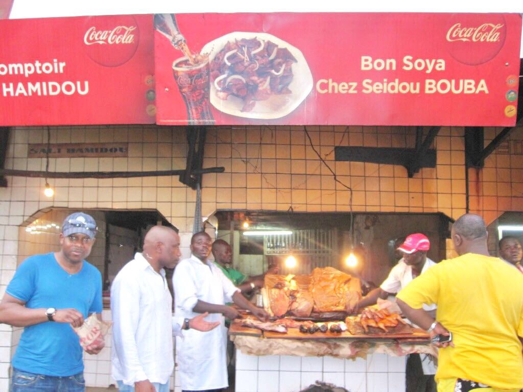 Trying out Suya